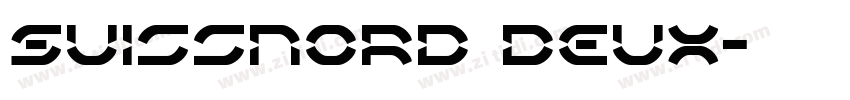 Suissnord Deux字体转换